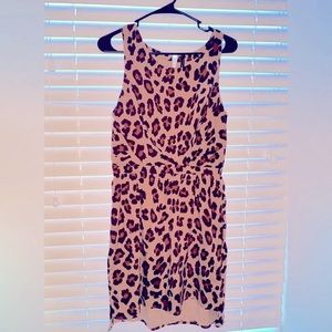 animal print dress